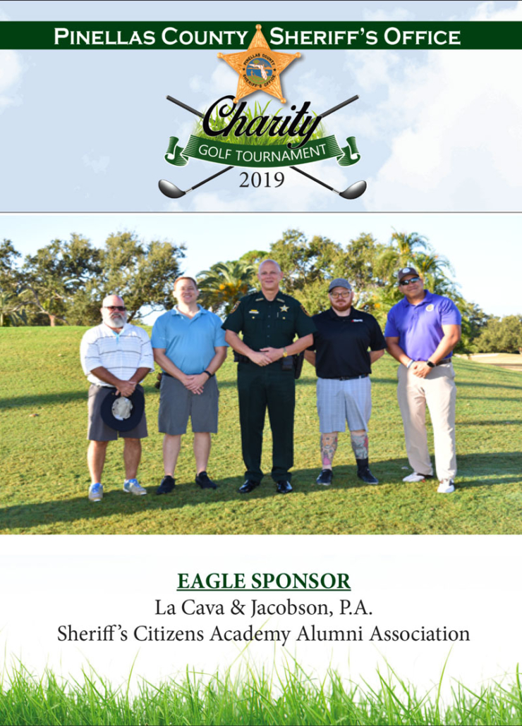 Pinellas County Sheriff's Charity Golf Tournament La Cava Jacobson