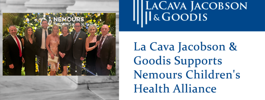 La Cava Jacobson & Goodis Supports Nemours Children's Health Alliance